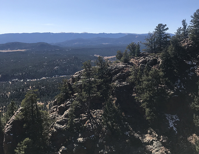 Hiking Trails in Colorado Eagle Cliffs via Staunton Ranch Trail Loop