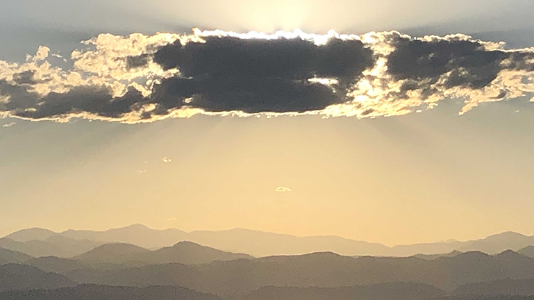 Sunset Over the Rockies