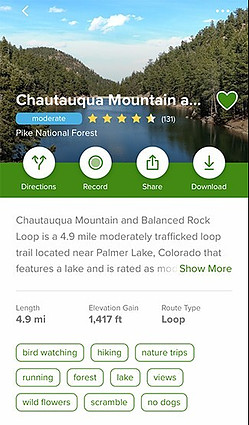 AllTrails Colorado | Chautauqua Mountain Loop