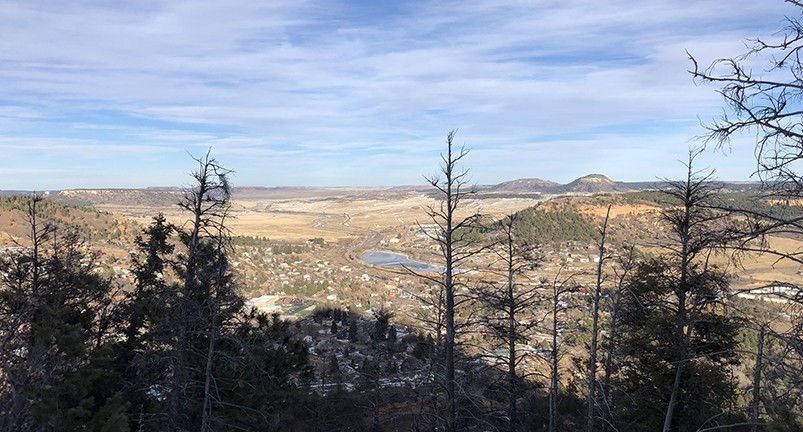 Chautauqua Mountain Loop | Looking at Palmer Lake to the northeast