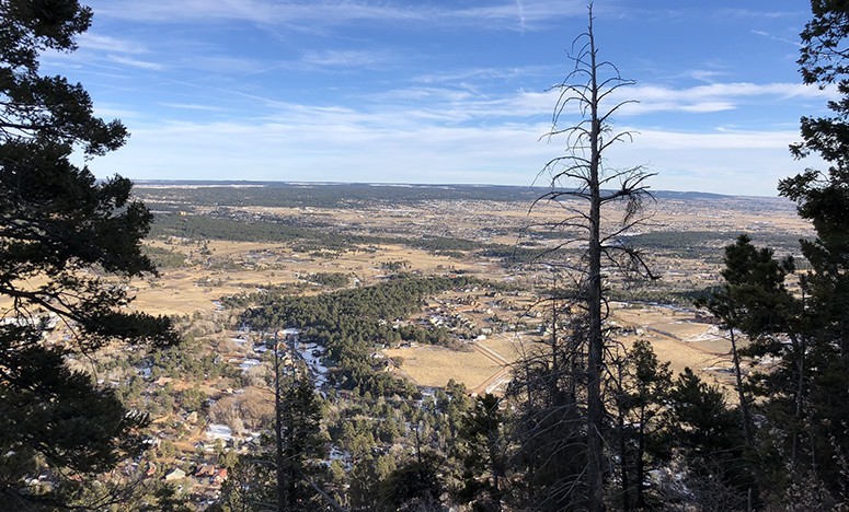 Chautauqua Mountain Loop | Looking at Palmer Lake