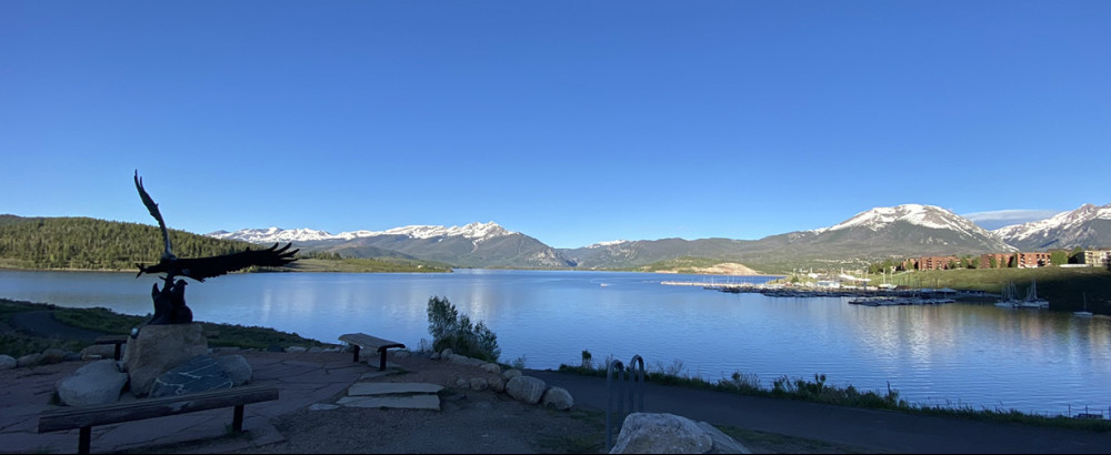 Dillon Reservoir and the Dillon Marina