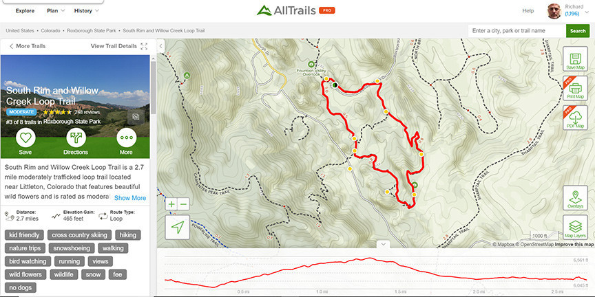 Hiking Trails in Colorado | South Rim and Willow Creek Loop Trail