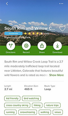 Hiking Trails in Colorado | South Rim and Willow Creek Loop Trail
