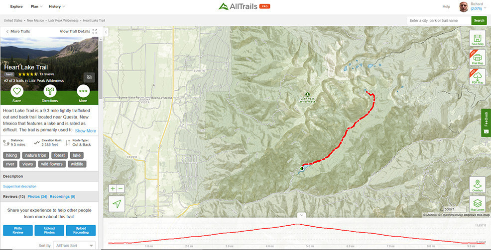 Hiking Trails in New Mexico | Heart Lake Trail