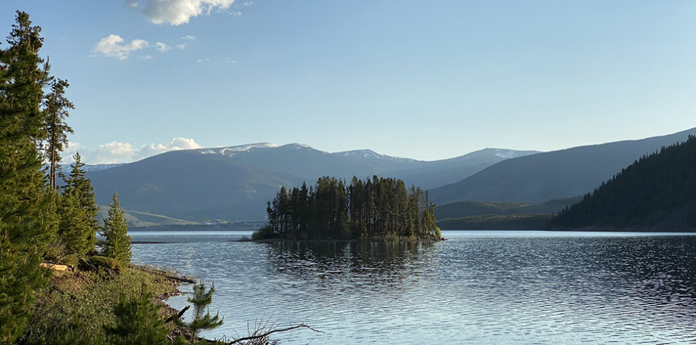 Island on Lake Dillon