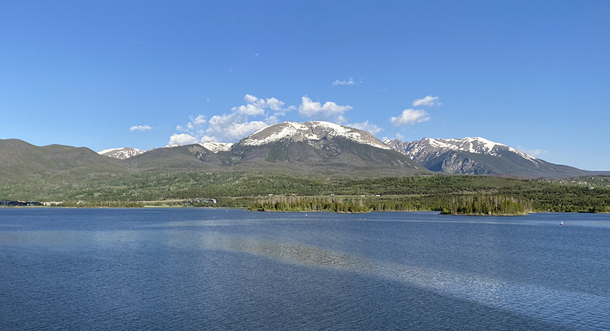 Looking North over Lake Dillon