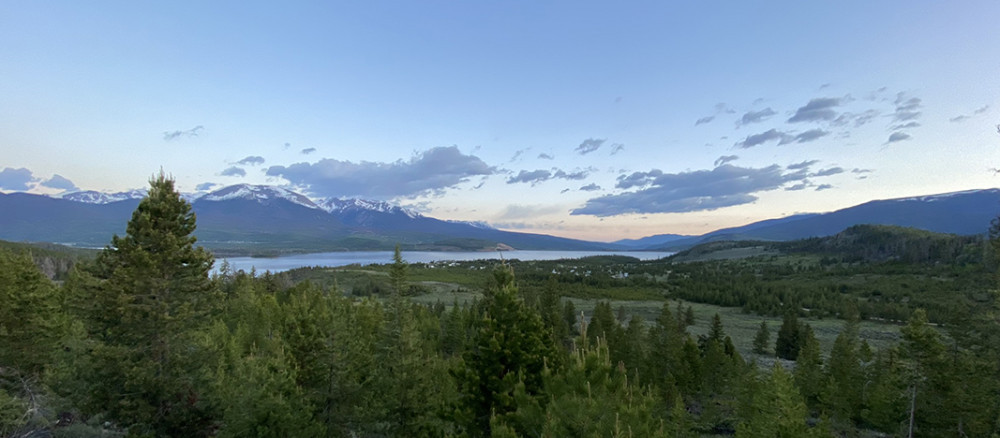 Looking North Towards Lake Dillon and Silverthorne Colorado