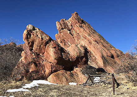 Rock Formations at the Roxborough State Park