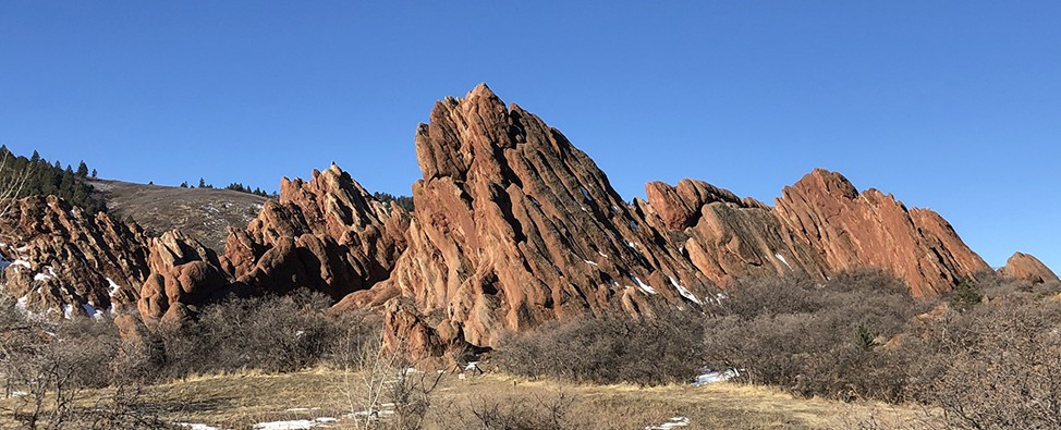 Rock Formations at the Roxborough State Park