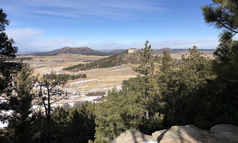 Spruce Mountain Trail Outlook to the North