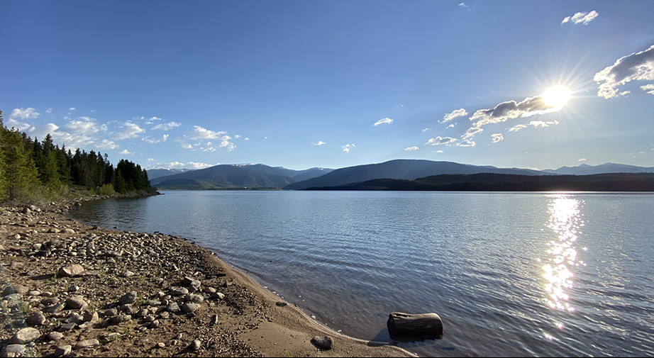 Sunrise over Lake Dillon