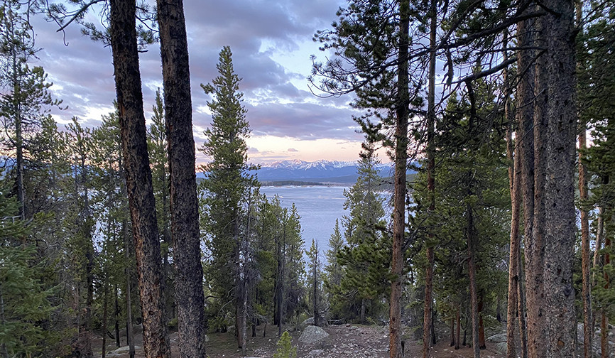 Turquoise Lake near Leadville Colorado