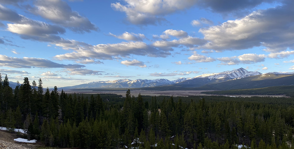 View Looking South from Turquoise Lake